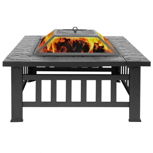 32" Fire Pit Patio Deck Stove Fireplace for Backyard Events