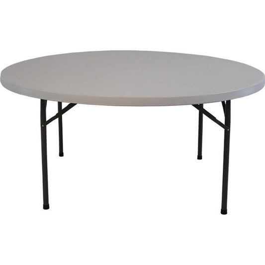 63" Round Resin Wedding & Events Banquet Folding Table